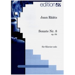 Rääts, Jaan: Sonate Nr.8 op.64 für Klavier solo