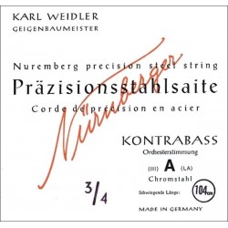 Nürnberger Präzision Kontrabasssaiten 3/4, Einzelsaite D (Orch.)
