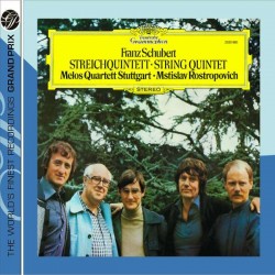 Franz Schubert: Streichquintett C-Dur D 967 Melos-Quartett / Mstislaw Rostropowitsch, Cello (DGG, 1999)