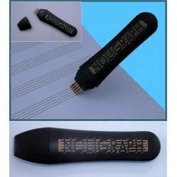 Noligraph : Notenlinienschreiber mit 5 Kugelschreiberminen