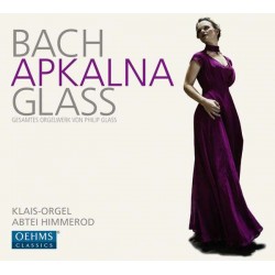 2 CDs: Iveta Apkalna - Bach & Glass