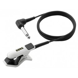 KORG CM200 Kontaktmikrofon für alle Stimmgeräte, weiß-schwarz