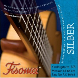 Fisoma Silber Konzertgitarrensaiten 7/8 (Mensur: 63-64 cm) SATZ