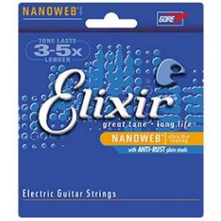 ELIXIR 12052 Nanoweb Anti-Rust E-Gitarrensaiten, light .010-.046