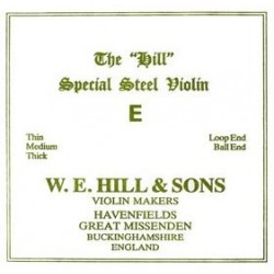 The Hill Violinsaite E 4/4 (Schlinge) - hart