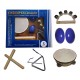 Kinder-Percussion-Set, Kinder Instrumente, 8-teilg aus Holz