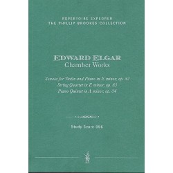 Elgar, Edward: Chamber Works study score
