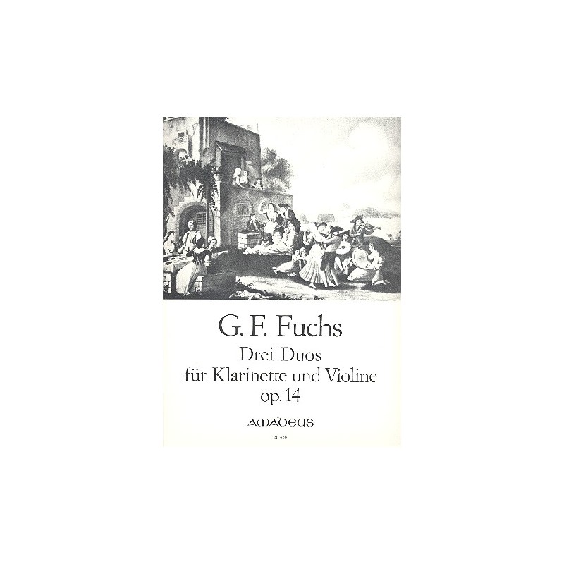 Fuchs, Georg Friedrich: Duos op.14 für Klarinette und Violine - dc-musicshop