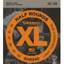 D'Addario EHR340 half rounds E-Gitarrensaiten - light top/heavy bottom (.010-.052)