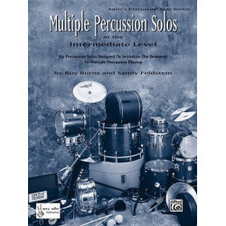 Burns, Roy: Multiple Percussion Solos (intermediate)