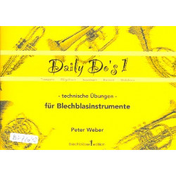 Weber, Peter: Dailys Do's vol.1 für Trompete/Flügelhorn/ Kornett/Waldhorn/Tenorhorn