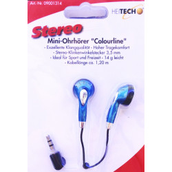 Mini-Ohrhörer Colourline in versch. Farben