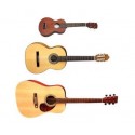 Gitarren und Ukulelen